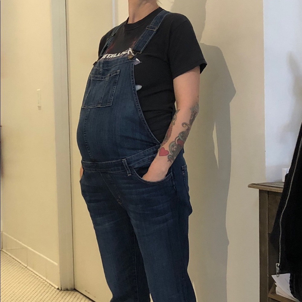 Maternity overalls hatch current Elliott